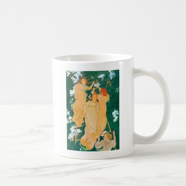 Die Leiter im Laub, 1892 Kaffeetasse (Rechts)