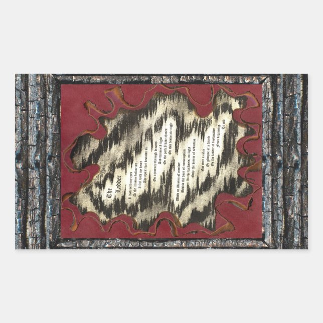 Die Leitung Rechteckiger Aufkleber (Vorderseite)