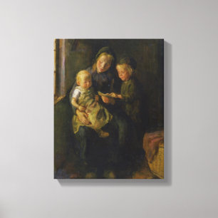 Die Lektion der Leser Leinwanddruck