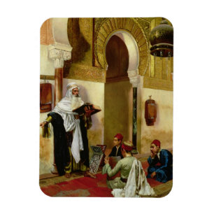 Die Lektion (Öl auf Leinwand) Magnet