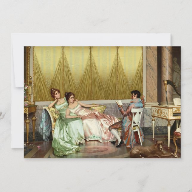 Die Lektüre der Gedichte (Vorderseite)