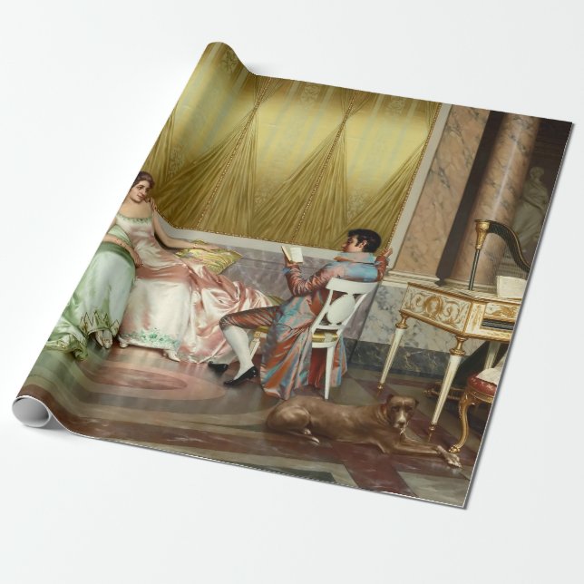 Die Lektüre der Gedichte Geschenkpapier (Ungerollt)