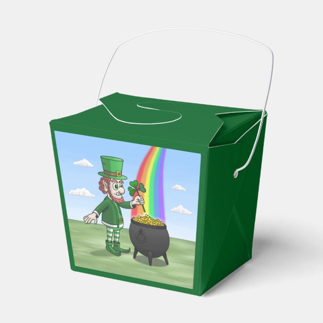 Die Leprechauns St. Patrick's Day Party Geschenkschachtel (Vorderseite)