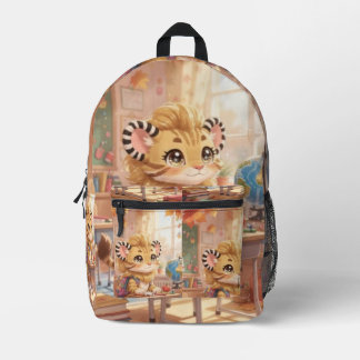 Die Lernreise des kleinen Tigers Bedruckter Rucksack