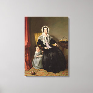 Die Leselektion Leinwanddruck