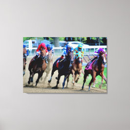 Die letzte Abzweigung in die Straße - Saratoga Leinwanddruck