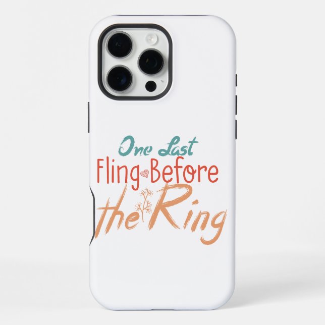 Die letzte Feier vor der Hochzeit iPhone Hülle (Rückseite)