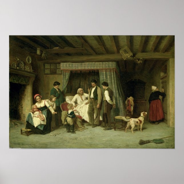 Die letzte Mahnung von 1886 Poster (Vorne)