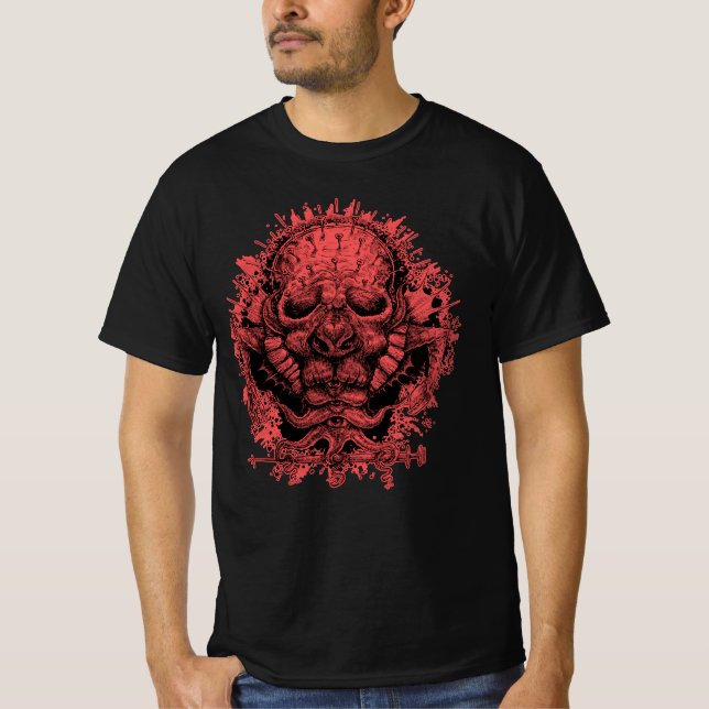 Die letzte Mutation - Rote Warnung T-Shirt (Vorderseite)