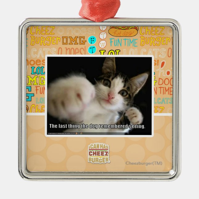 Die letzte Sache Ornament Aus Metall (Vorne)