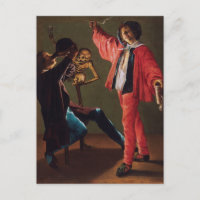 Die letzte Tropfen von Judith Leyster Postkarte