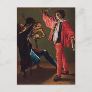 Die letzte Tropfen von Judith Leyster Postkarte