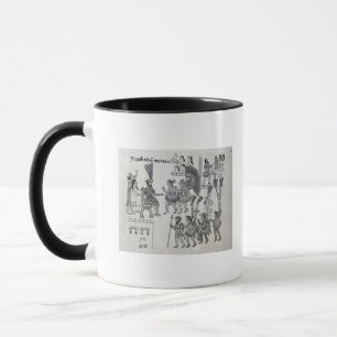 Die letzten aztekischen Kaiser Cuauhtemoc Tasse