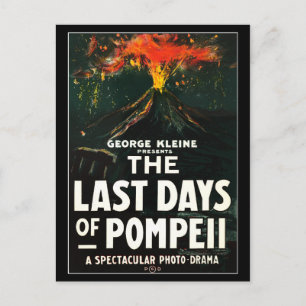 "Die letzten Tage von Pompeji" Filmplakat Postkarte