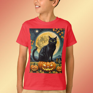 Die leuchtenden Augen von Halloween-Kid-T-Shirt T-Shirt
