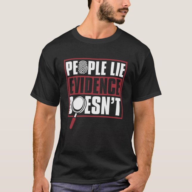 Die Leute belegen, dass die Psychologie forensisch T-Shirt (Vorderseite)