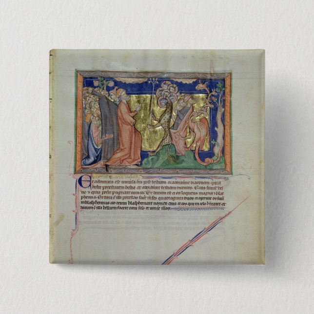 Die Leute, die das Tier und anbeten Button (Vorderseite)