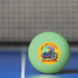 Die Leute machen keine Ausflüge: Vintages Retro St Tischtennisball