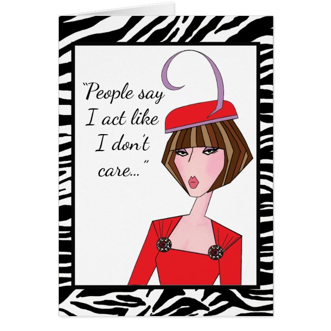 "Die Leute sagen, dass ich mich so benehme, als se (Vorne)