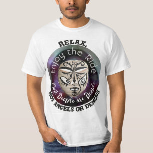 Die Leute sind nur eine komische Maske T-Shirt