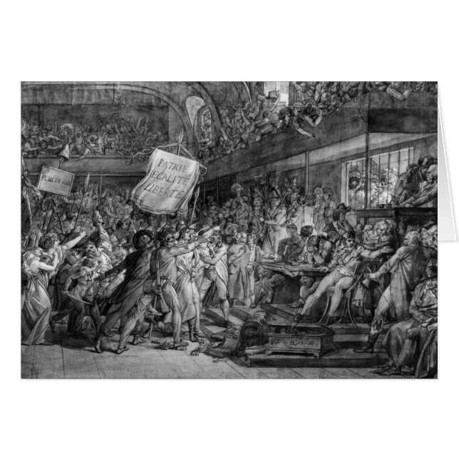 Die Leute von Paris stürmen das Tuileries (Vorderseite (Horizontal))