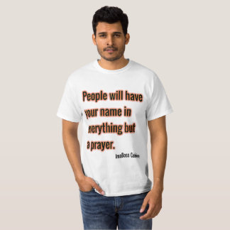 Die Leute werden kein Shirt
