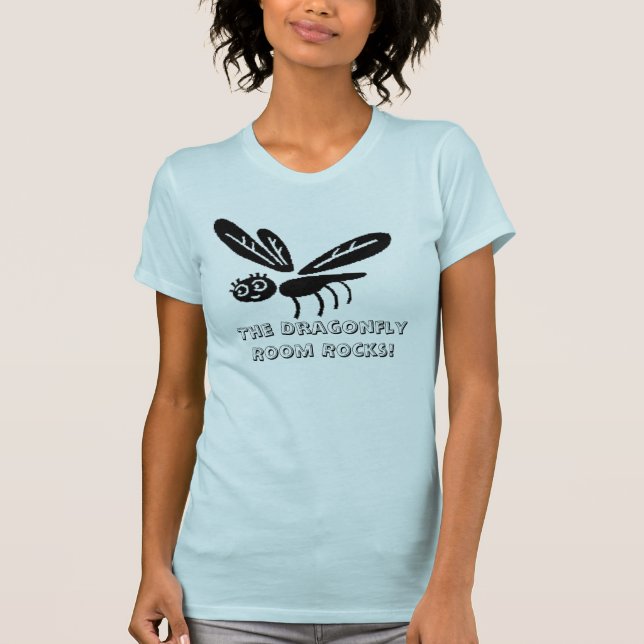 Die Libellen-Raum-Felsen! T-Shirt (Vorderseite)