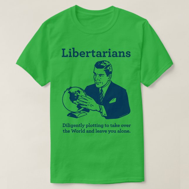 Die libertäre Verschwörung T-Shirt (Design vorne)