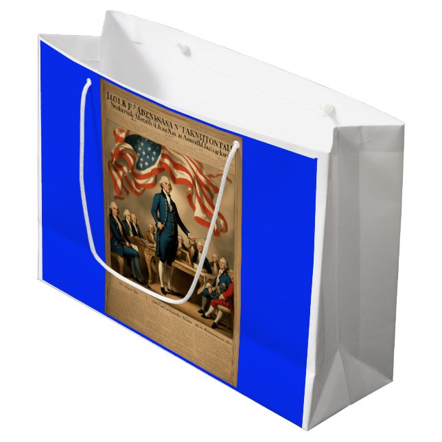 Die Liberty Edit Große Geschenktüte (Vorderseite Schrägansicht)