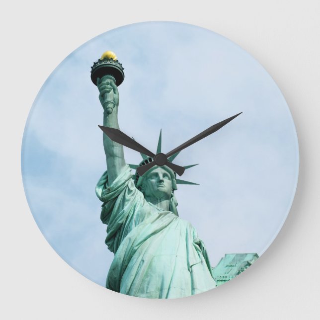 Die Liberty Lady-Uhr Große Wanduhr (Vorderseite)