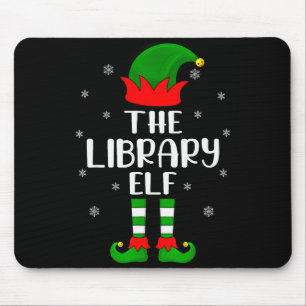 Die Library Elf Weihnachtsfeier Matching Family Xm Mousepad