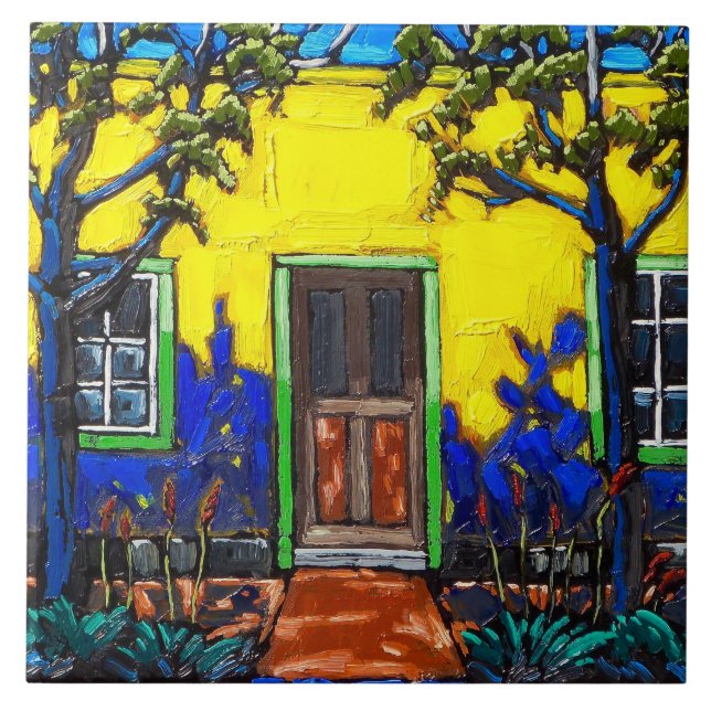 Die "Licht und Schatten, Tucson-Barrio-" Fliese (Vorderseite)