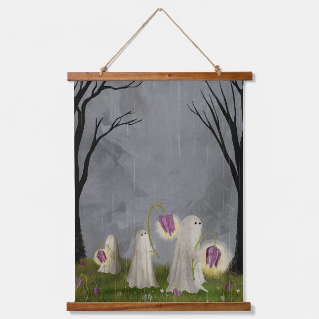 Die Lichtbringer Wandteppich Mit Holzrahmen (Vorderseite)