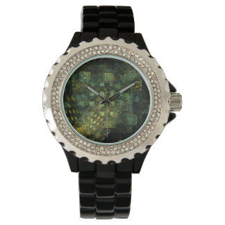 Die Lichter der Abstrakten Kunst der Stadt Armbanduhr