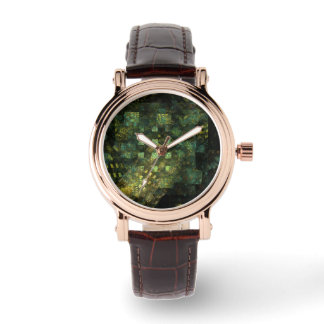Die Lichter der Abstrakten Kunst der Stadt Armbanduhr
