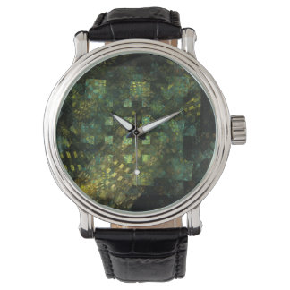 Die Lichter der Abstrakten Kunst der Stadt Armbanduhr