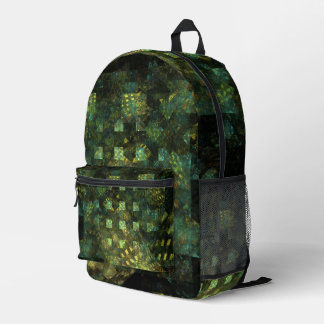 Die Lichter der Abstrakten Kunst der Stadt Bedruckter Rucksack