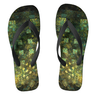 Die Lichter der Abstrakten Kunst der Stadt Flip Flops