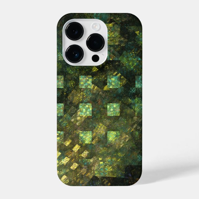 Die Lichter der Abstrakten Kunst der Stadt iPhone Hülle (Rückseite)