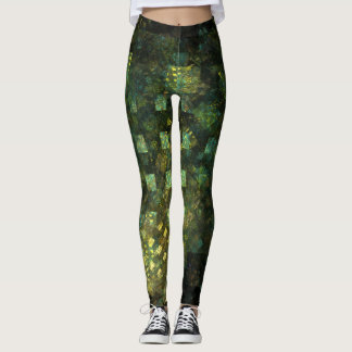 Die Lichter der Abstrakten Kunst der Stadt Leggings