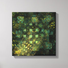 Die Lichter in der Stadt Abstrakt Schwarz und Weiß Leinwanddruck