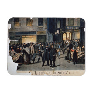 "Die Lichter O" London (Farbelitho) Magnet