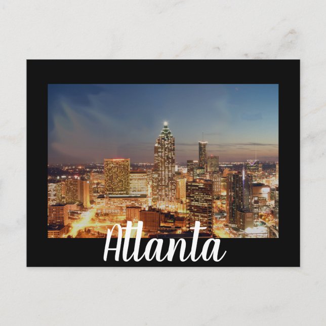 Die Lichter von Atlanta Postkarte (Vorderseite)