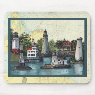 Die Lichter von Ohio Mousepad