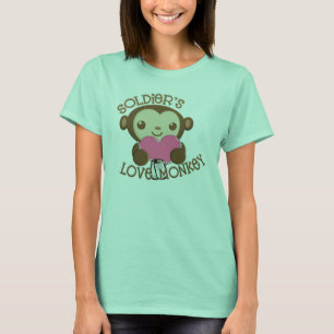 Die Liebe-Affe des Soldaten T-Shirt