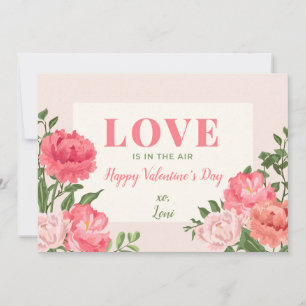 Die Liebe befindet sich im Air Valentine Day Card Feiertagskarte