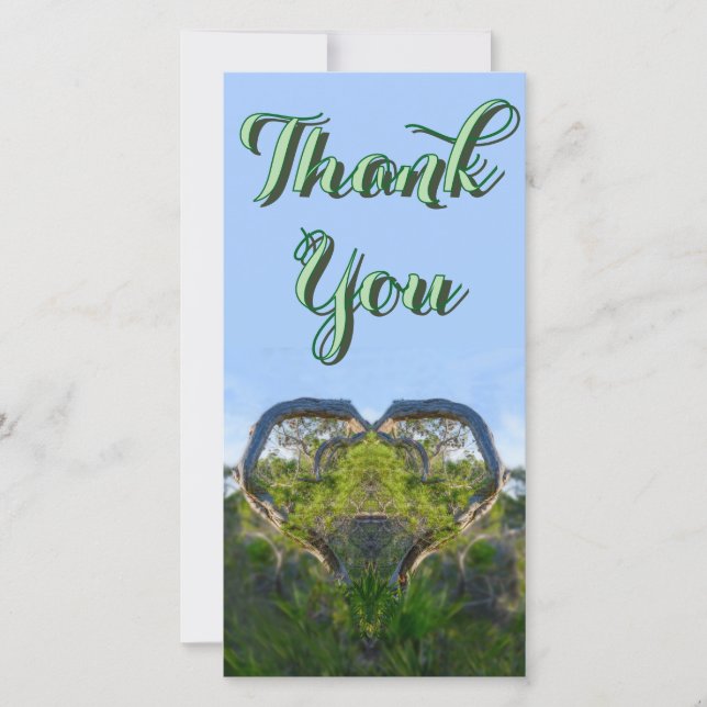 Die Liebe der Ferienkarte Natur Feiertagskarte (Vorderseite)