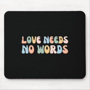 Die Liebe des Autismus-Bewusstseins braucht keine Mousepad