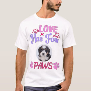 Die Liebe des benutzerdefinierten Fotos hat vier P T-Shirt