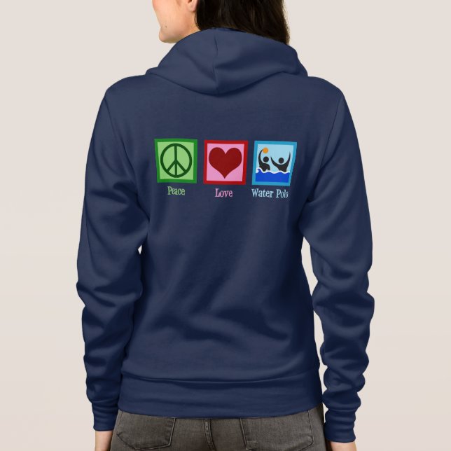 Die Liebe des Friedens Hoodie (Rückseite)